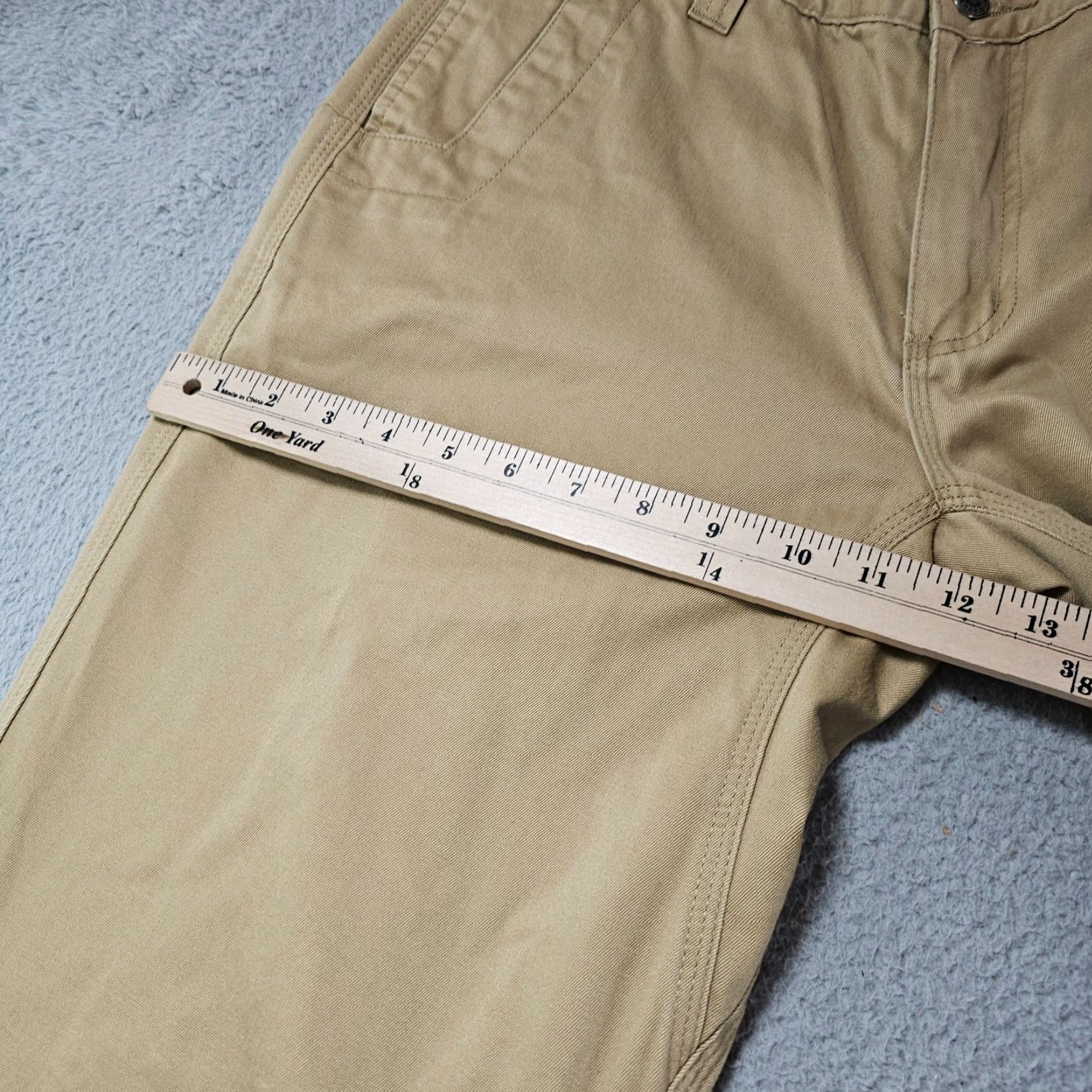 Mountain Khakis Mountain Khakis Pants Mens 30x31 Chino Flat Front Belt Loops Pockets Regular Cotton Brown | Work Casual Outdoor Size US 30 / EU 46 - 6 Thumbnail