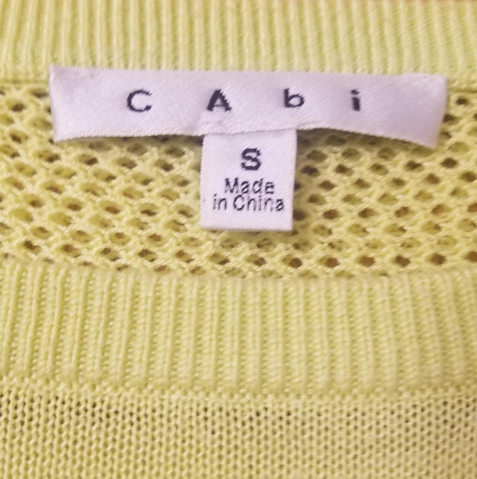 Other Cabi Lime Green Sweater Size Small Size S / US 4 / IT 40 - 3 Thumbnail