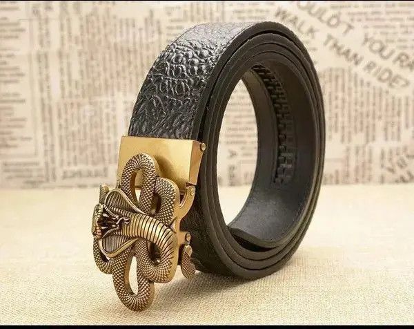 Japanese Brand Ichiko x Jingu Cobra Buckle Automatic Belt Size ONE SIZE - 5 Thumbnail