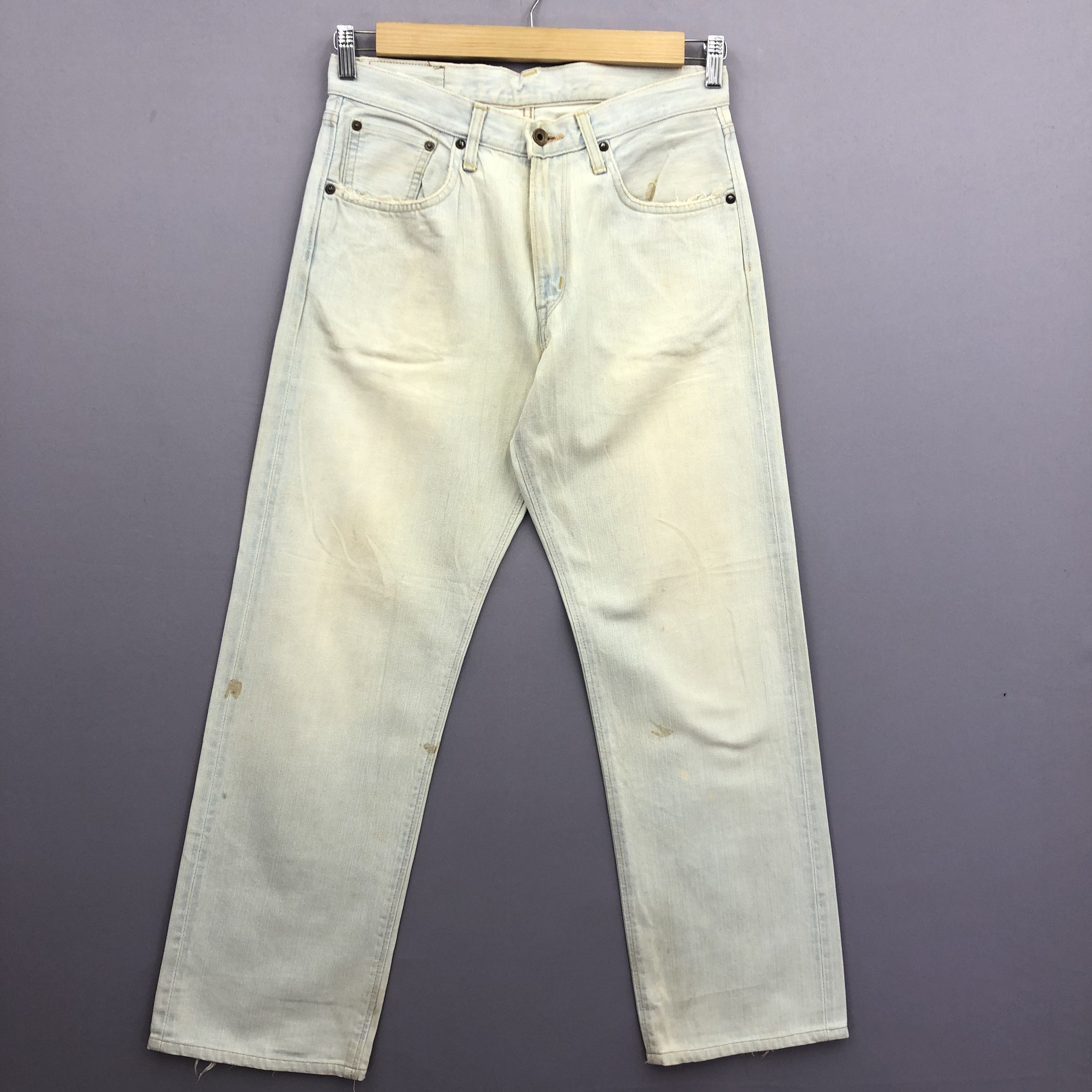 Edwin Vintage Edwin Sun Faded Selvedge Jeans Light Wash Denim Size US 32 / EU 48 - 1 Thumbnail