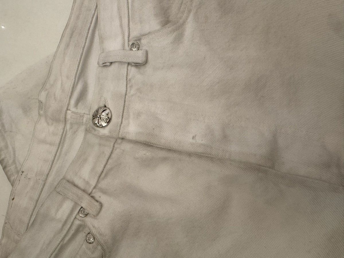 Chrome Hearts Chrome Hearts x Levis - White/ Leopard Cross patch denim Size US 33 - 19 Thumbnail