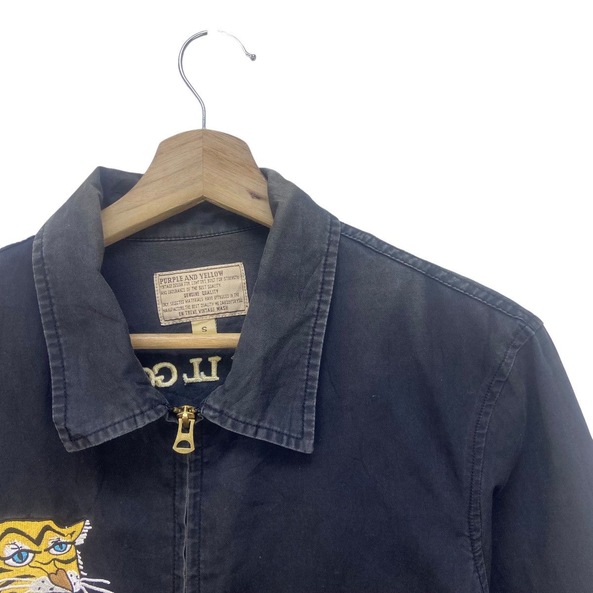 Japanese Brand Vintage Purple&Yellow Viet-nam 55-65 Souvenir Jacket Size US XS / EU 42 / 0 - 7 Thumbnail