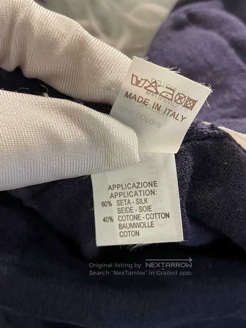Brunello Cucinelli Brunello Cucinelli Navy blue silk blend waistcoat Size M / US 6-8 / IT 42-44 - 3 Thumbnail