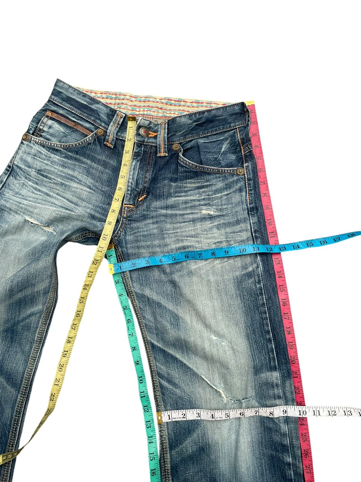 Edwin Vintage Edwin 444XVS Distresed Jeans Size US 33 - 14 Thumbnail