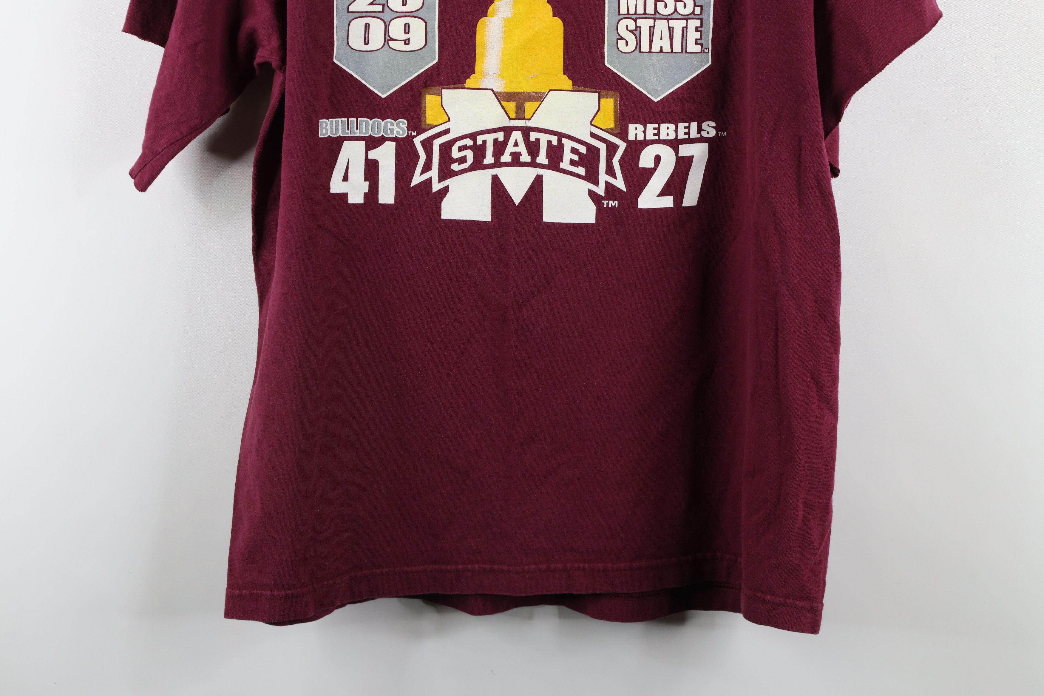 Vintage Vintage Bowl Champions Mississippi State University T-Shirt Size US L / EU 52-54 / 3 - 12 Thumbnail