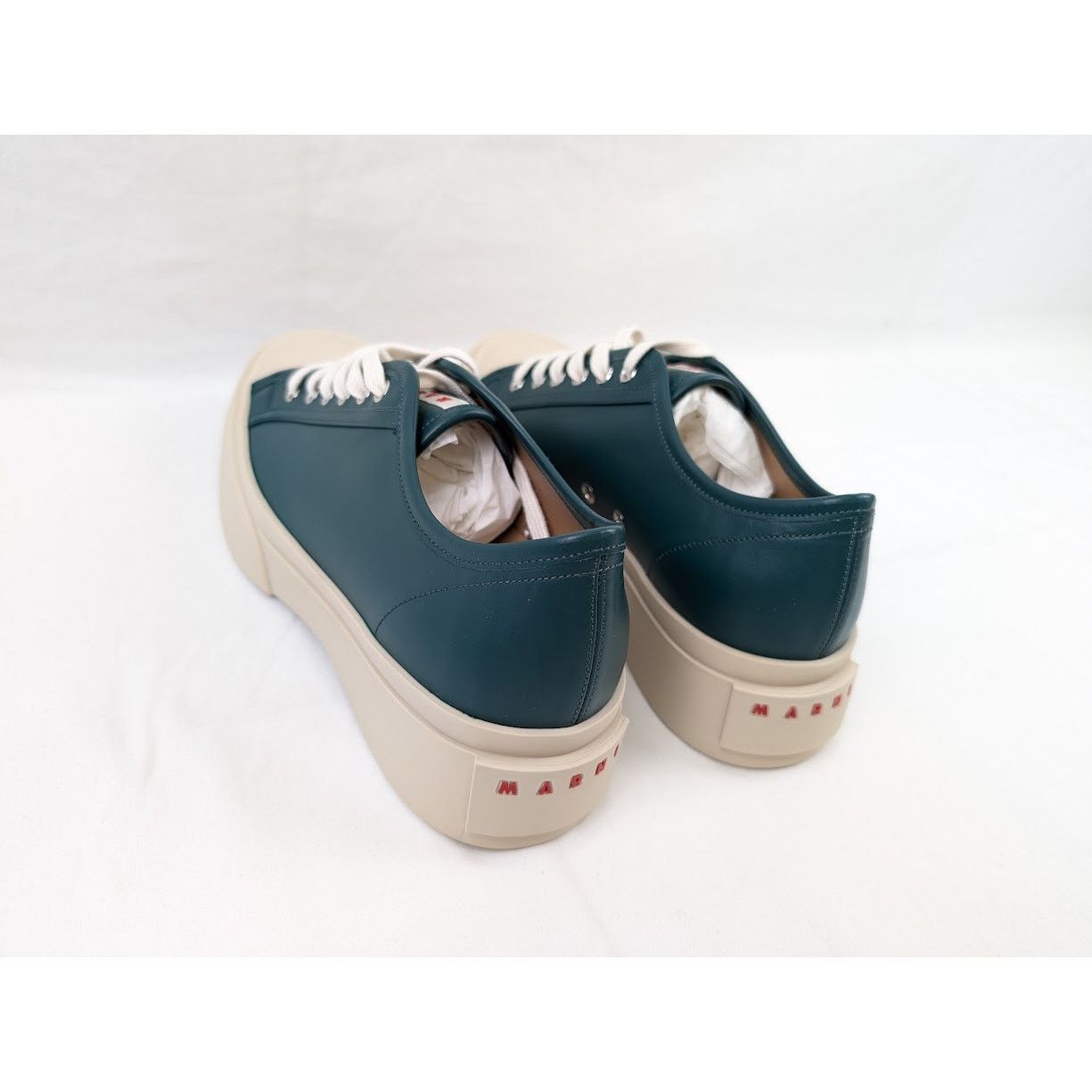 Marni o1rshd1 Low-Top Sneakers in Green/Beige Size US 11 / EU 44 - 20 Thumbnail