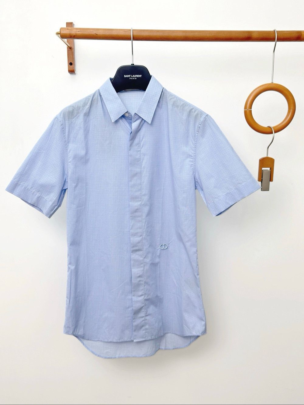 Dior Dior CD Logo Short Sleeve Shirt Size S Size US S / EU 44-46 / 1 - 1 Thumbnail