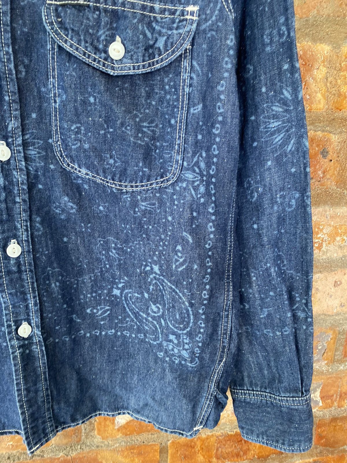 NANO universe × Number (N)ine Let is Ride X Lee X Nano Universe laser paisley print Size US S / EU 44-46 / 1 - 8 Thumbnail