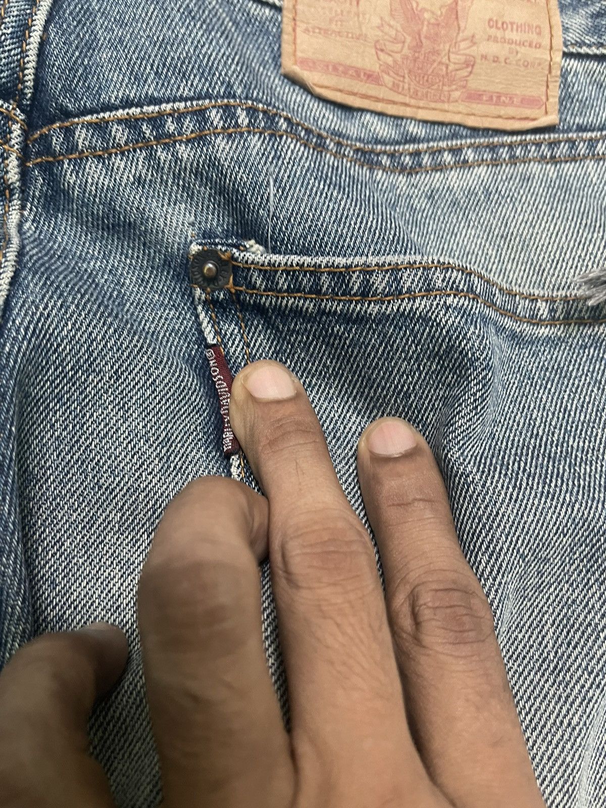 Harley Davidson 90s HARLEY DAVIDSON DENIM JEANS RARE DESIGN Size US 32 / EU 48 - 18 Thumbnail
