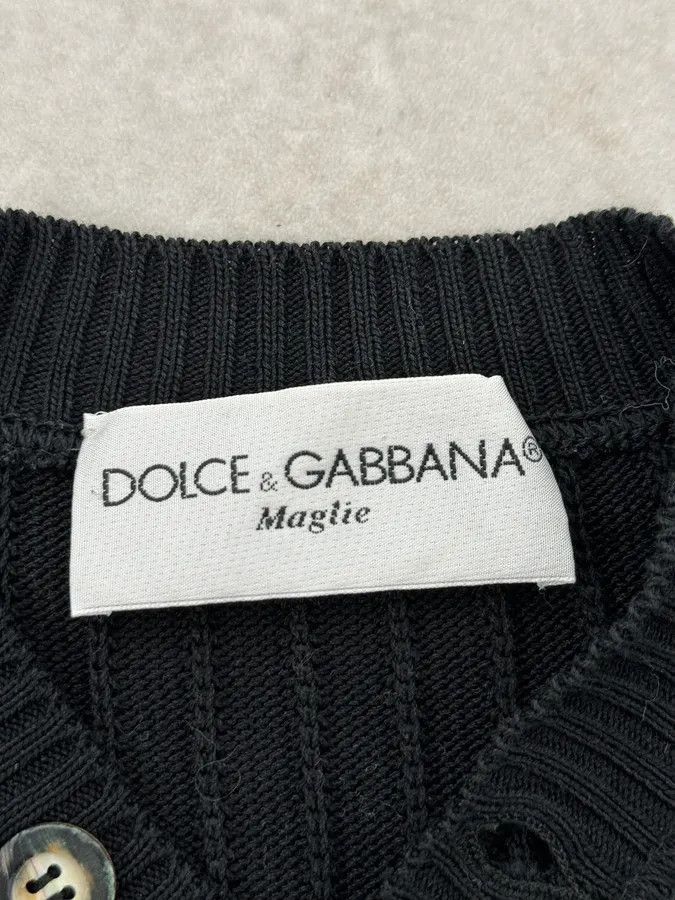 Dolce & Gabbana AW1995 Dolce & Gabbana Black Wool Sweater Size US M / EU 48-50 / 2 - 9 Thumbnail