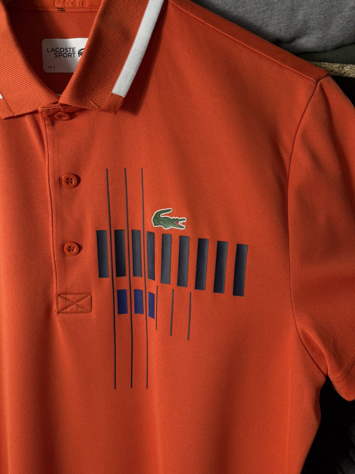 Lacoste Lacoste Sport Novak Djokovic Tennis Polo Shirt Orange Size M Size US M / EU 48-50 / 2 - 6 Thumbnail