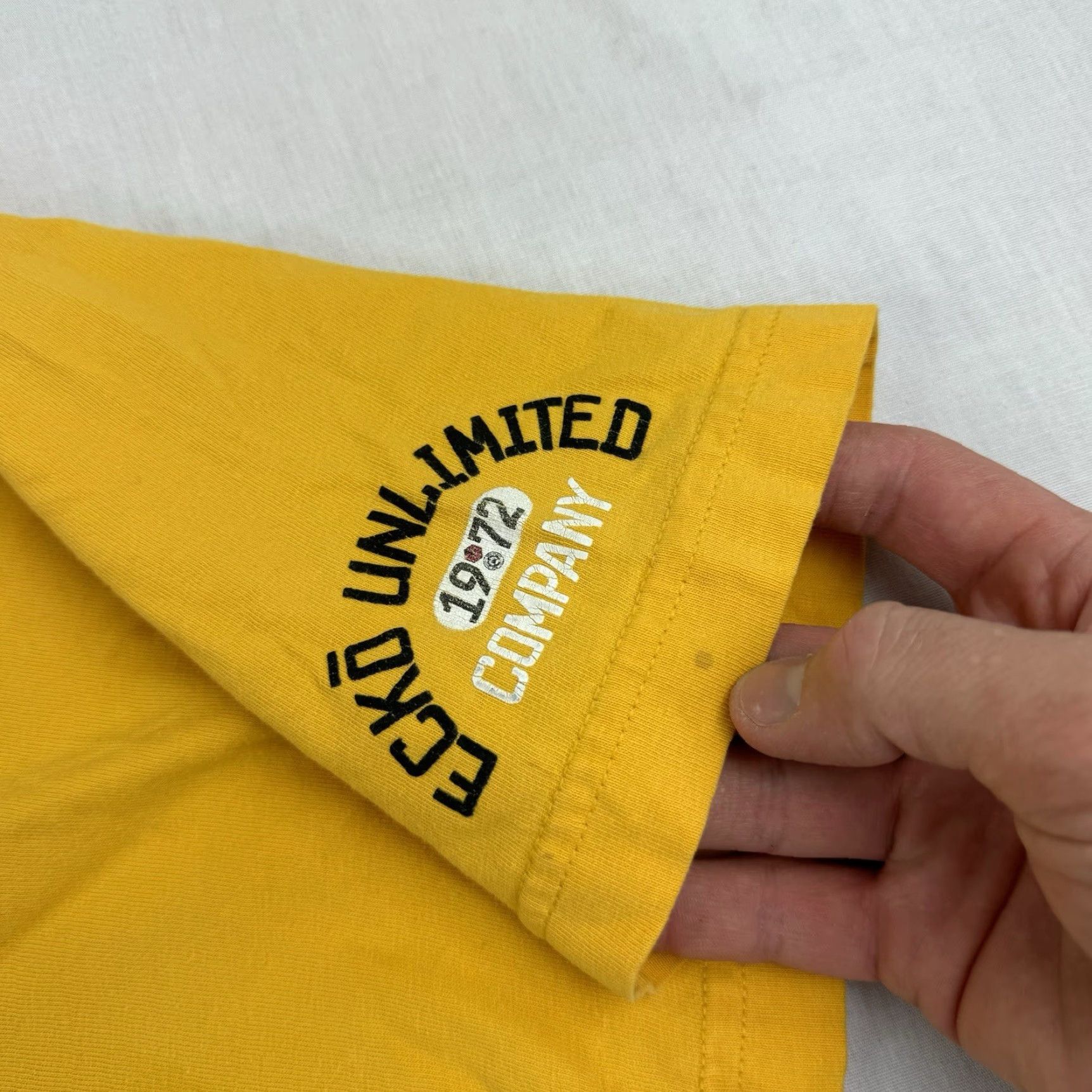 Ecko Unltd. VINTAGE Ecko Unltd T Shirt Men XL Yellow Punk Grunge Y2K 90s Skater Relaxed Size US XL / EU 56 / 4 - 7 Thumbnail