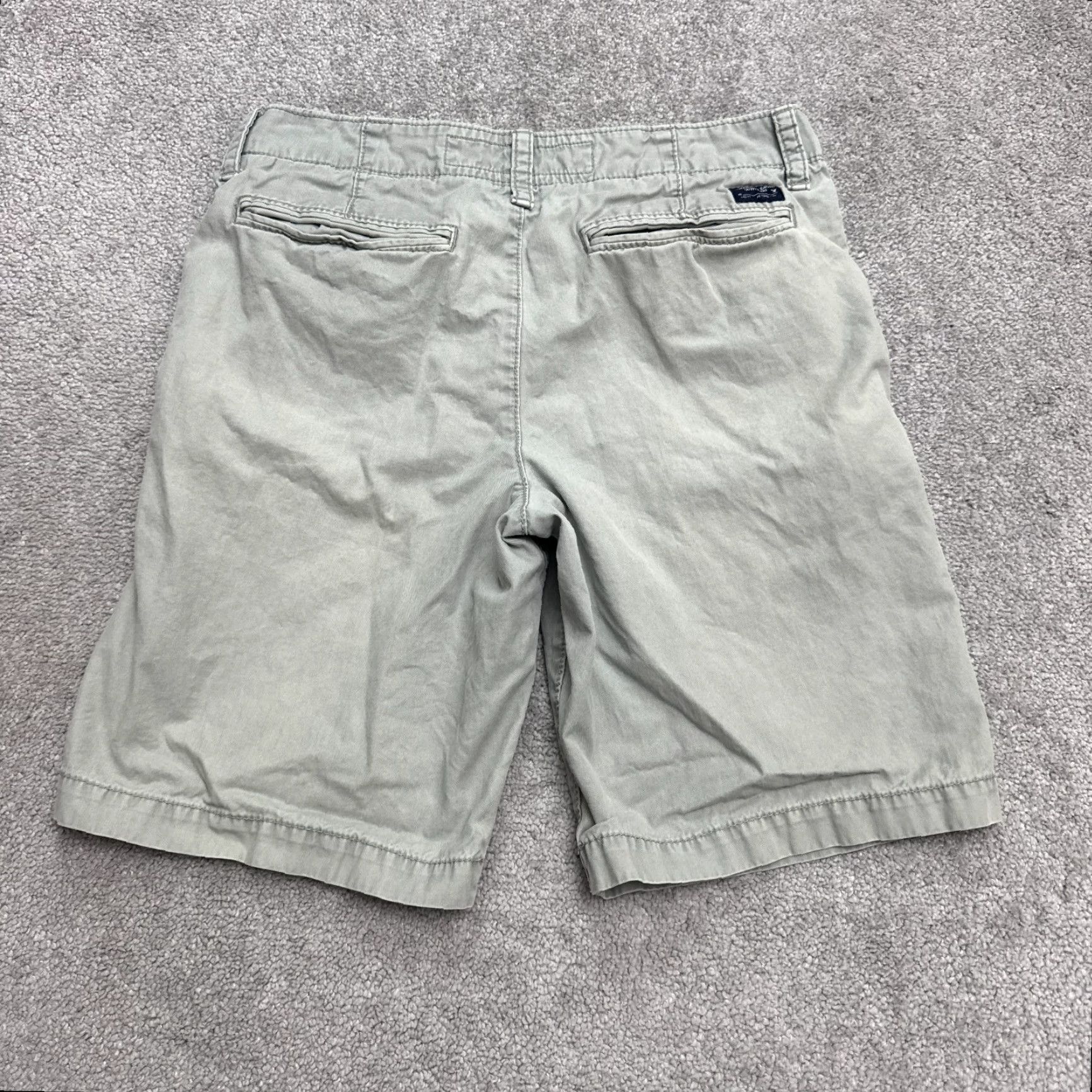 American Eagle Outfitters American Eagle Outfitters Prep Length Classic Chino Shorts Mens 28 Green Blue Cotton Casual 90s? Size US 30 / EU 46 - 2 Thumbnail