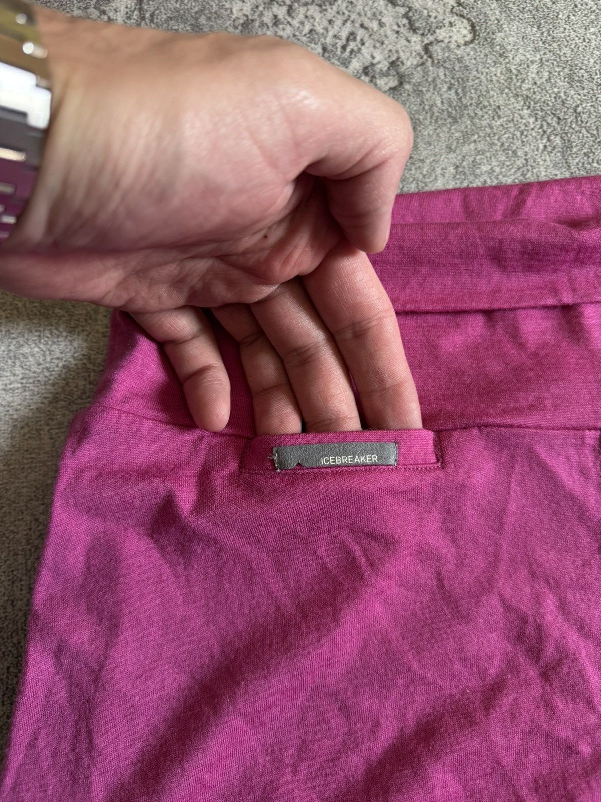 Icebreaker Icebreaker Superfine 200 Merino Wool Knit Midi Skirt Pink Size 25" / US 0 / IT 36 - 3 Thumbnail