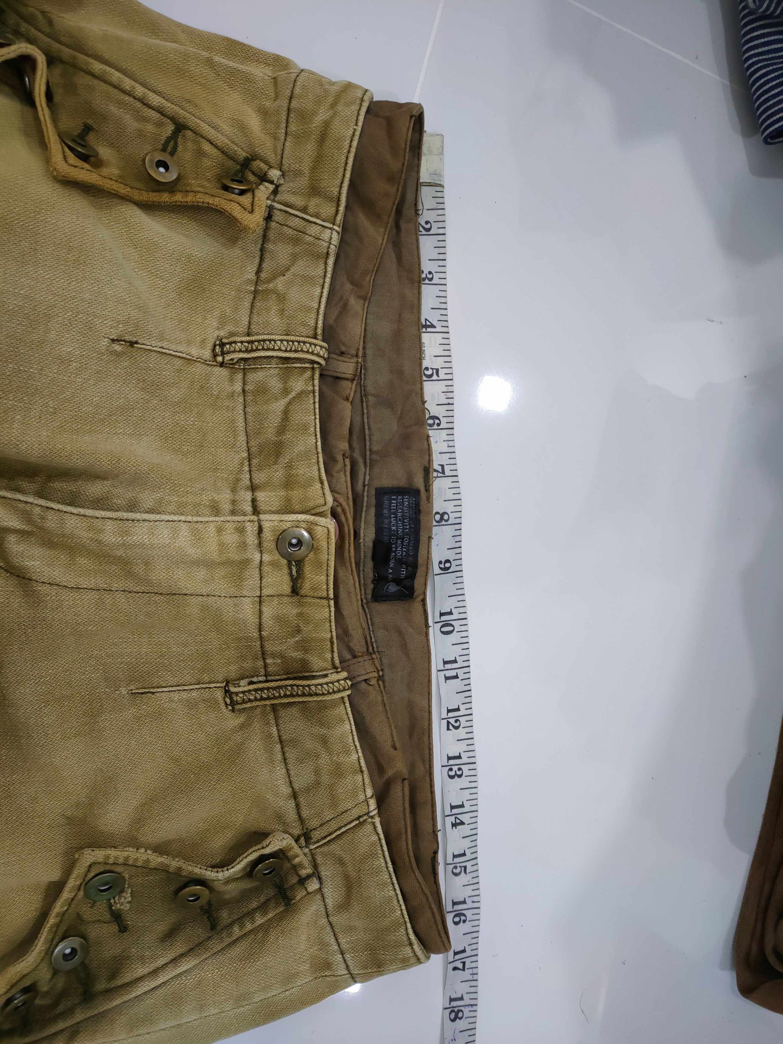 Japanese Brand × Vintage SICK💥 VINTAGE DOUBLE WAIST BONDAGE CARGO PANTS Size US 32 / EU 48 - 6 Thumbnail