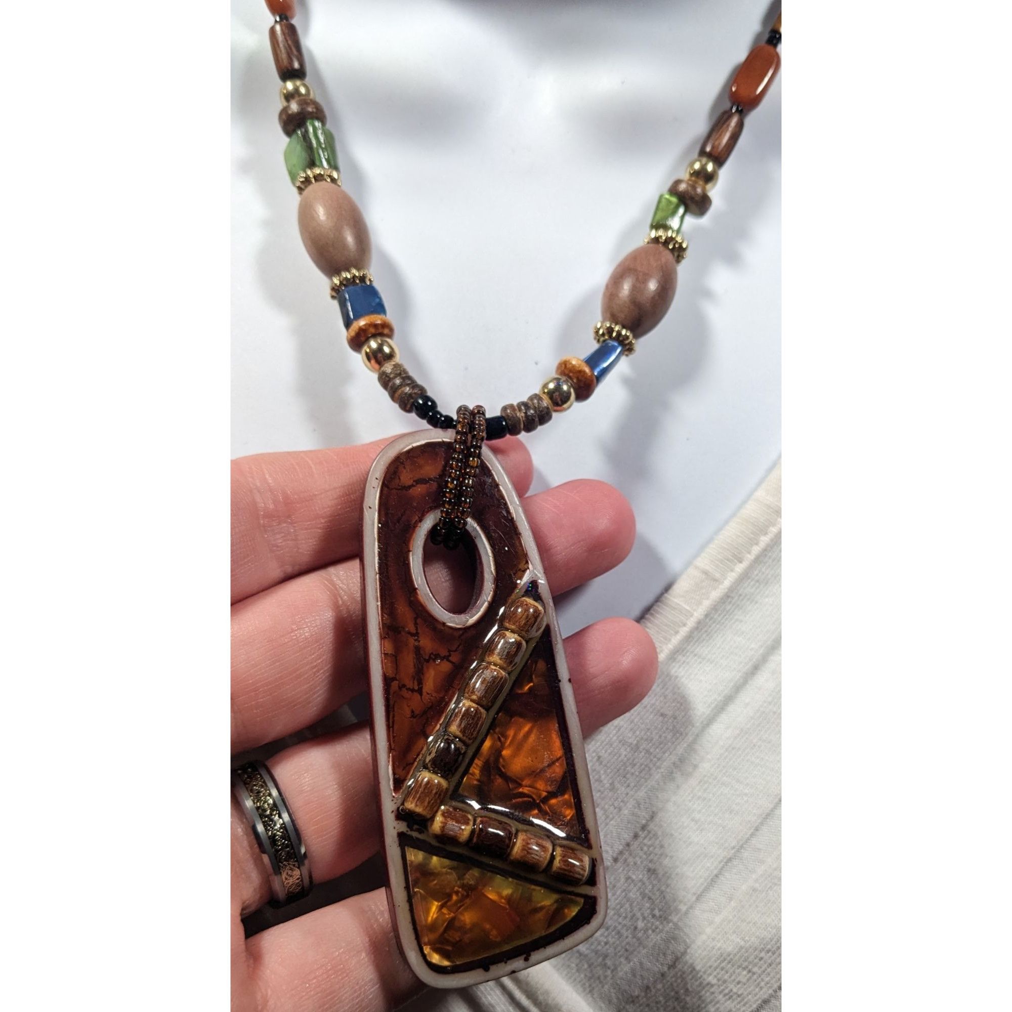 Other You & I Chunky Bohemian Abstract Pendant Necklace Size ONE SIZE - 10 Thumbnail