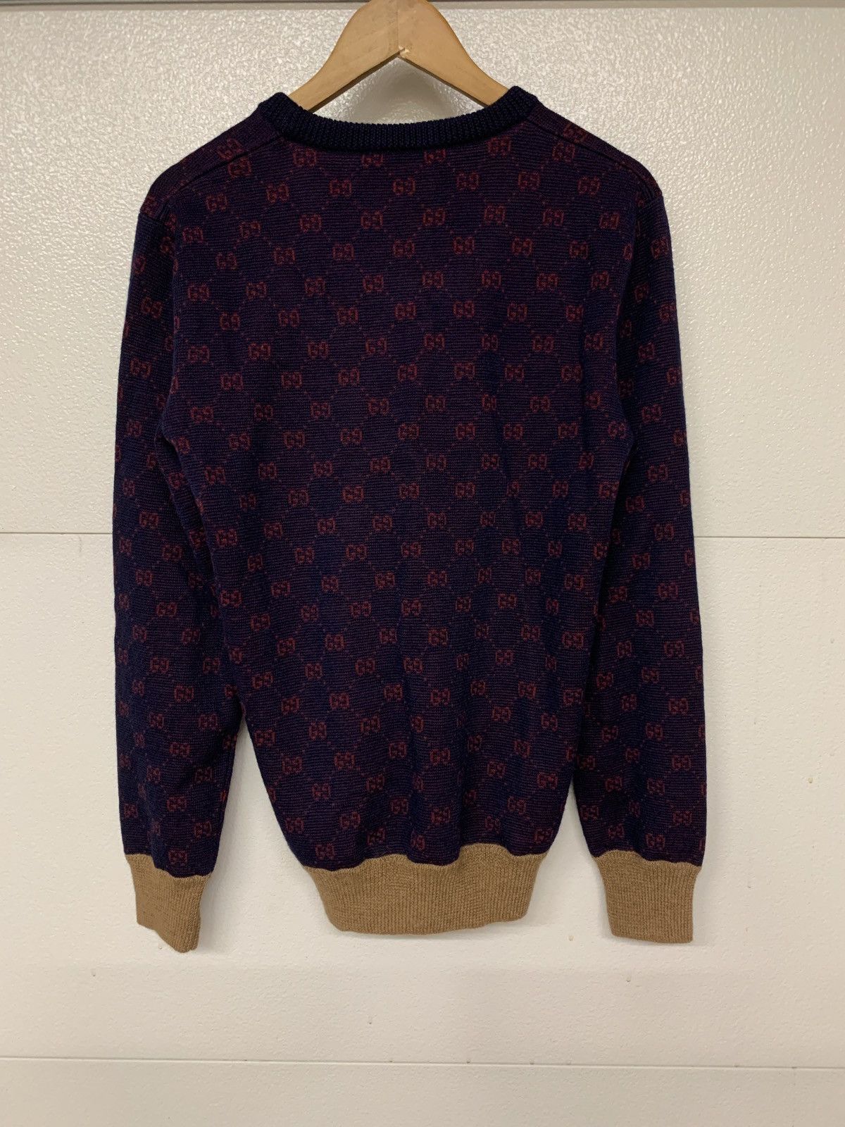 Gucci Gucci GG logo wool sweater Size US S / EU 44-46 / 1 - 4 Thumbnail