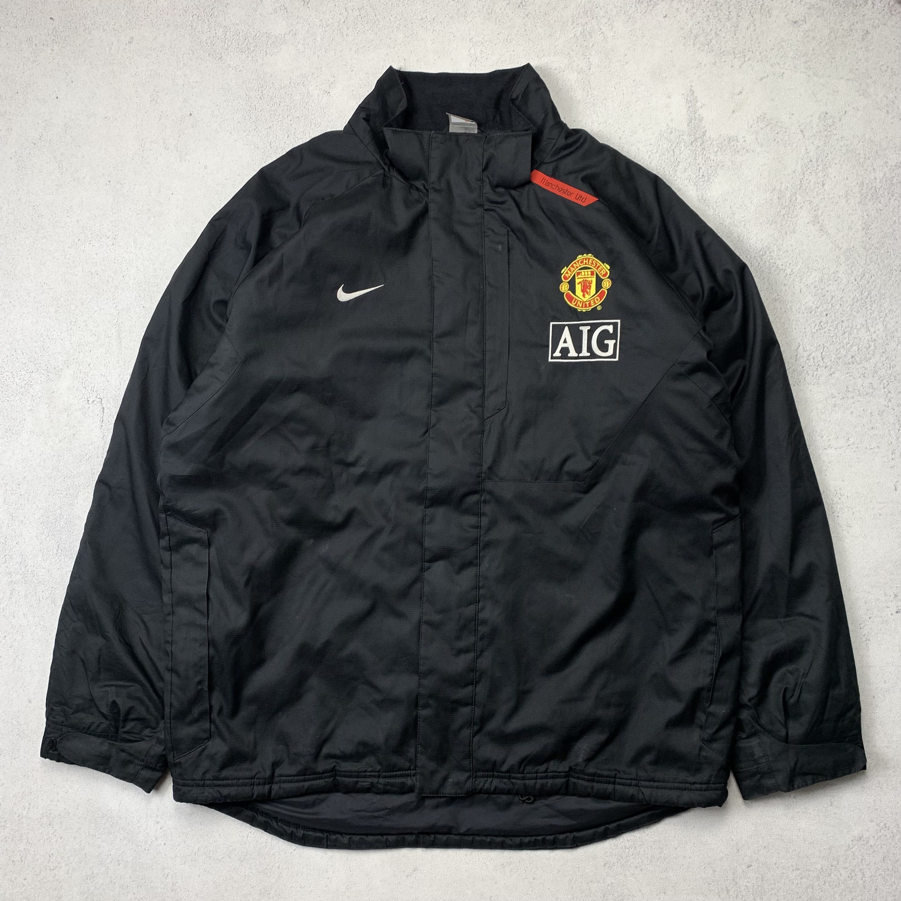 Vintage Nike Manchester United Jacket in Black, Men’s