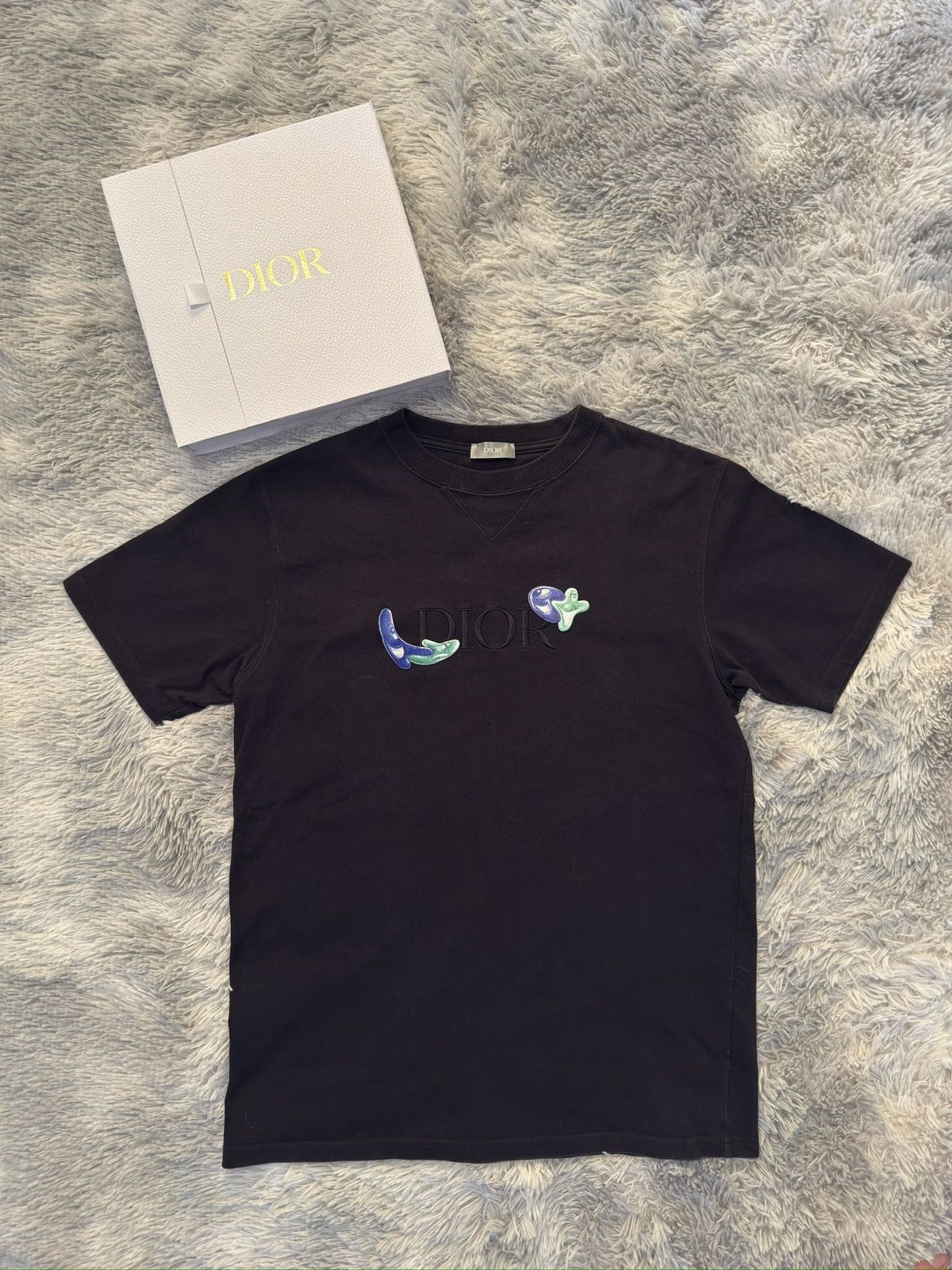 Dior Dior x Kenny Scharf “Cosmic Faces” T-Shirt FW20 Size XS Size US S / EU 44-46 / 1 - 1 Thumbnail