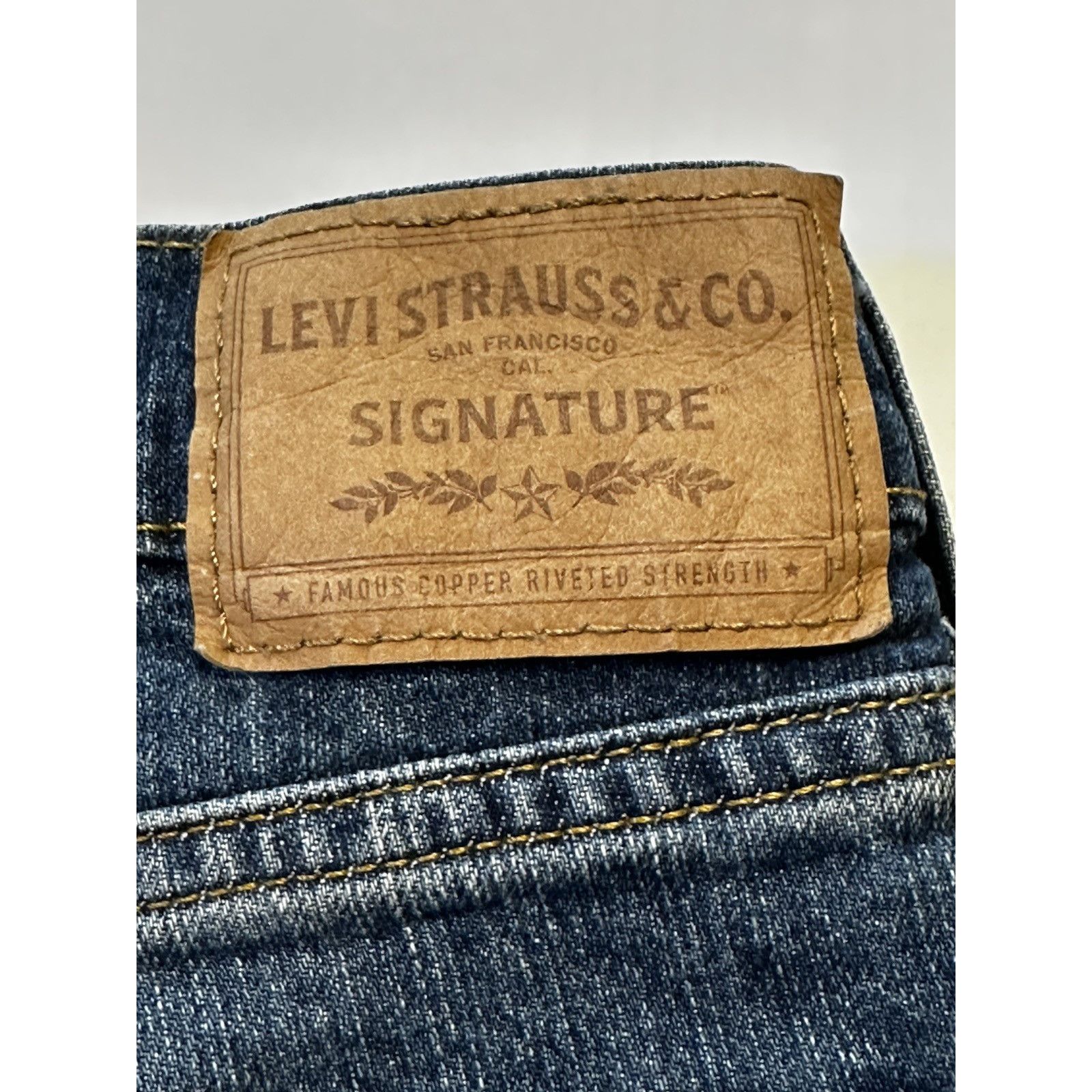 Levi's Levis Signature Bootcut Jeans 34x30 Denim Streetware Western Size US 34 / EU 50 - 6 Thumbnail
