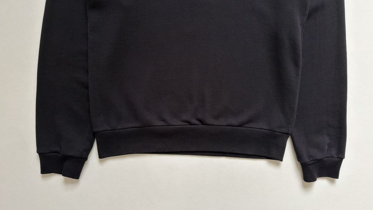 Dries Van Noten ‘Rose Embroidered’ Black Cotton Sweatshirt Size US M / EU 48-50 / 2 - 7 Thumbnail