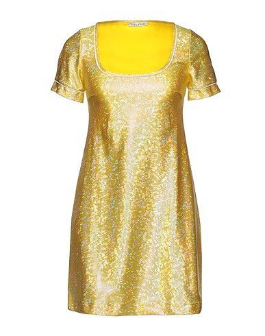 Saks Potts Saks Potts Yellow Citrus Shimmer Vision Dress Size 2/ S Size S / US 4 / IT 40 - 2 Thumbnail