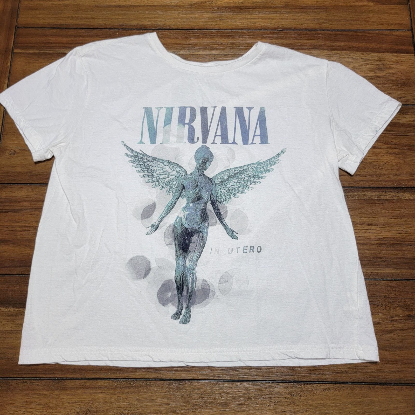 Nirvana Nirvana White Tee "In Utero" - Size Medium Size M / US 6-8 / IT 42-44 - 1 Thumbnail