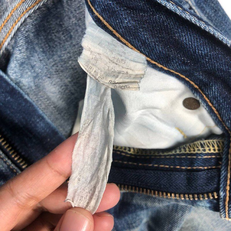 Levi's × Vintage Vintage Levi's Strauss 502 Selvedge Distressed denim Size US 33 - 13 Thumbnail