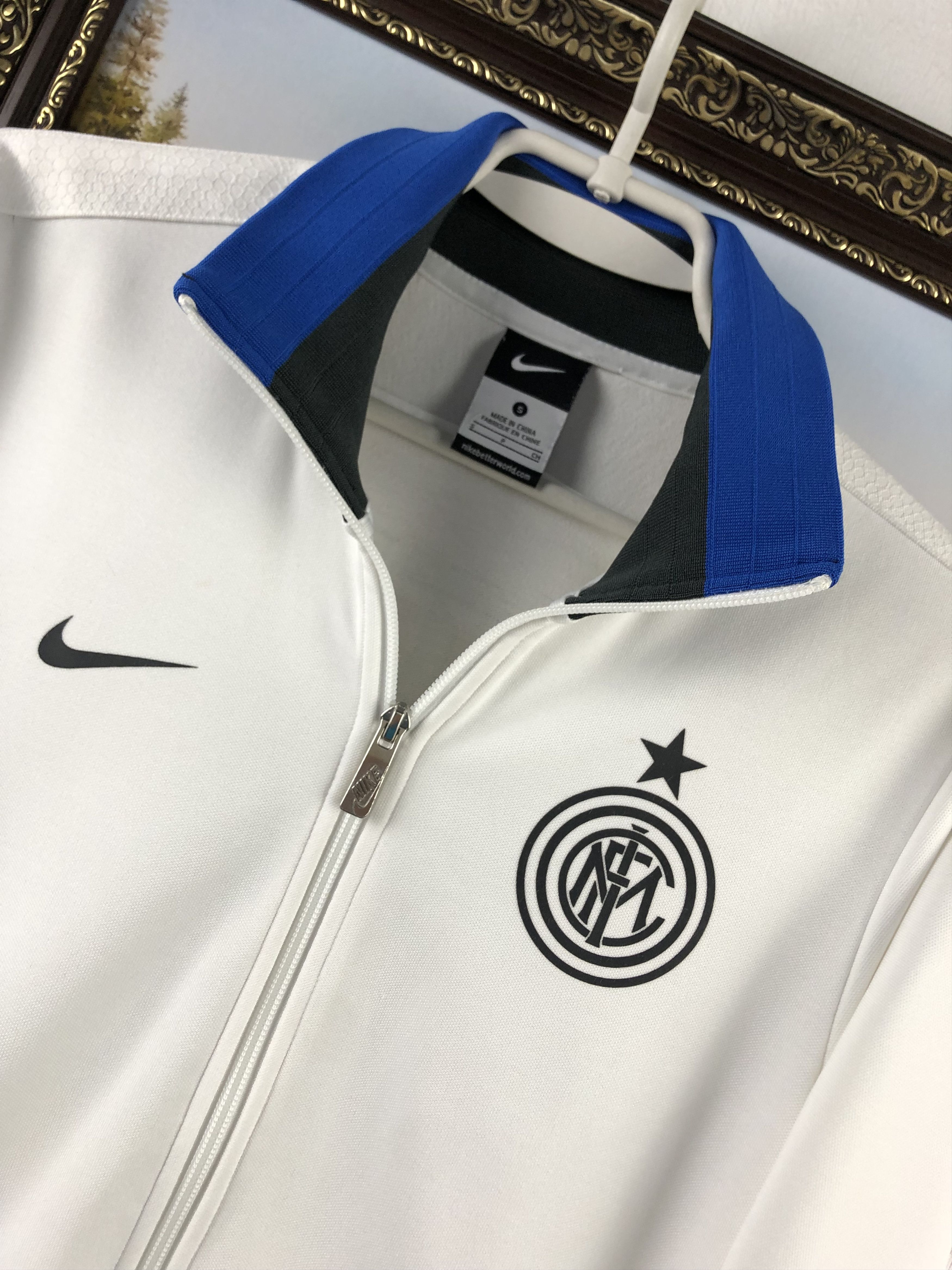 Nike Internazionale Inter Football Jacket Nike Soccer White Zip Size US S / EU 44-46 / 1 - 5 Thumbnail