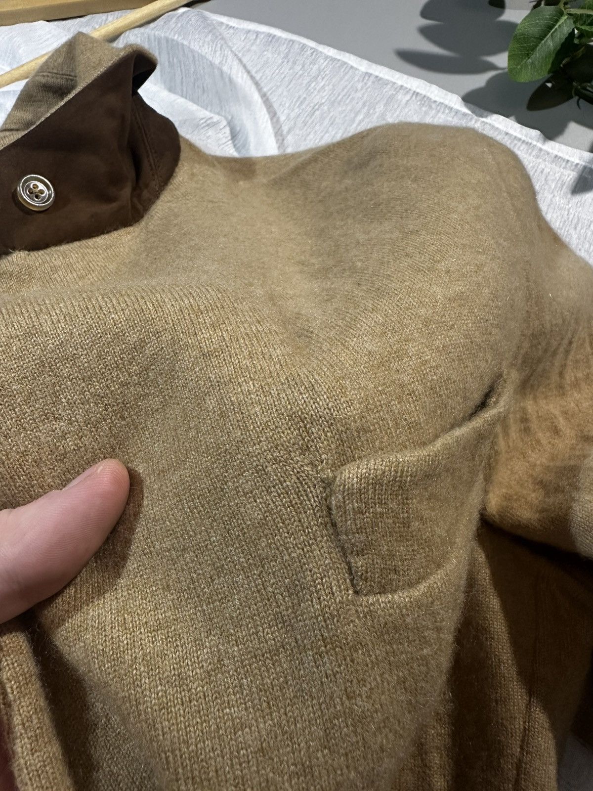 Ralph Lauren Purple Label RLPL 60% Cashmere Wool Suede Elbow Patch Hand-Tailored Size 42R - 21 Thumbnail