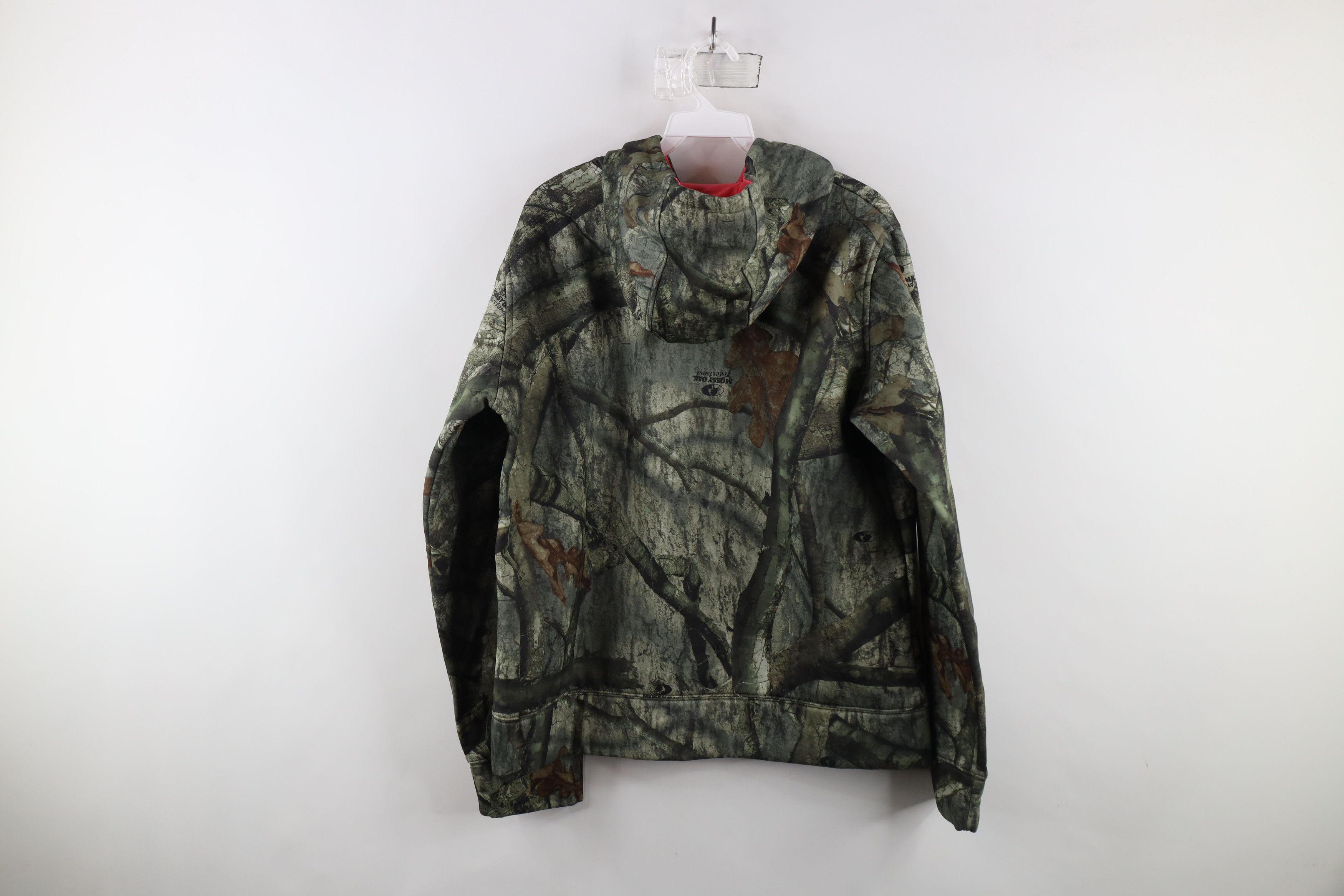 Under Armour × Vintage Under Armour Big Logo Mossy Oak Camouflage Hoodie Sweatshirt Size US L / EU 52-54 / 3 - 9 Thumbnail