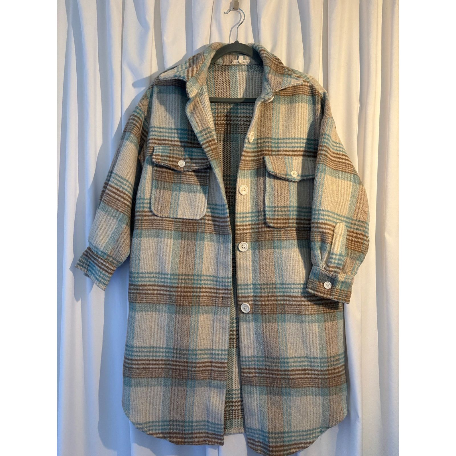 The Unbranded Brand Lime & Chili Shacket Size S/M Size M / US 6-8 / IT 42-44 - 2 Thumbnail