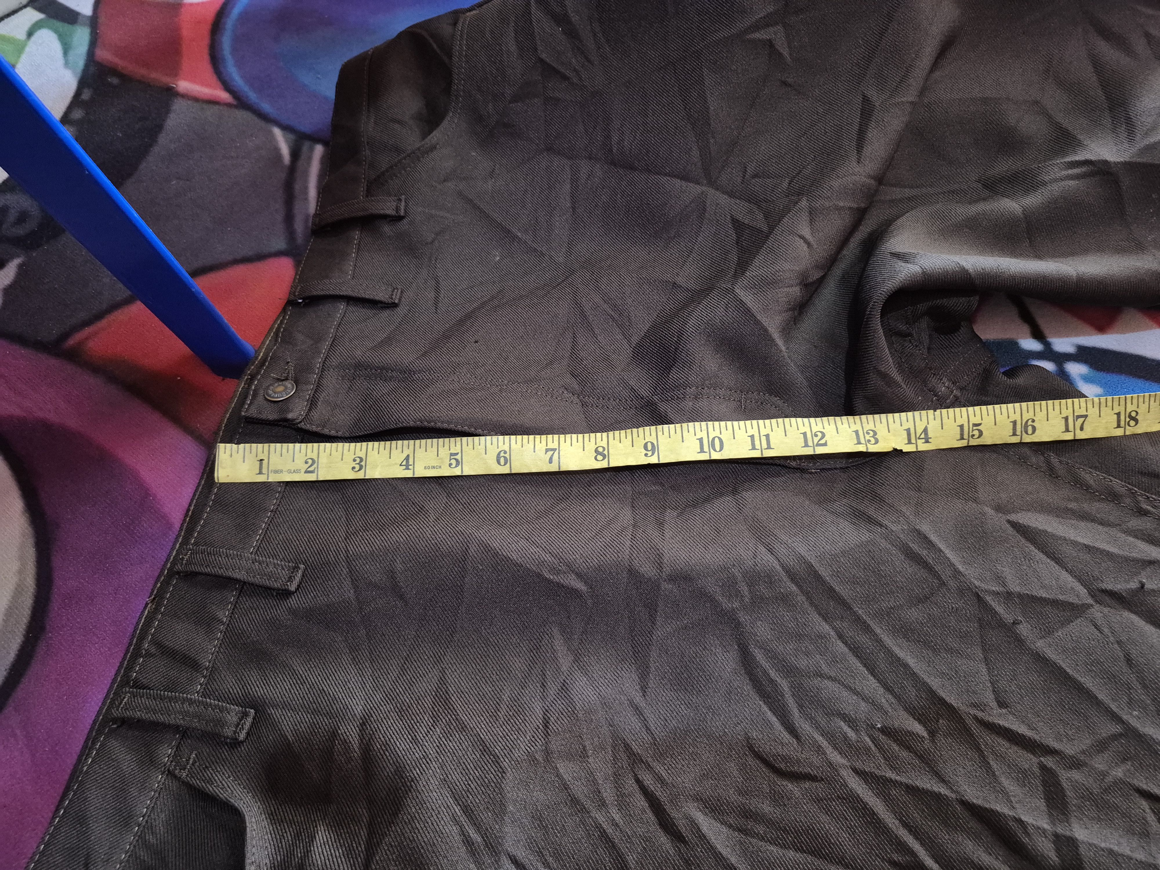 Wrangler 🔥 Vintage Wrangler Sta Prest Retro Casual Pants Denim Size US 44 / EU 60 - 13 Thumbnail