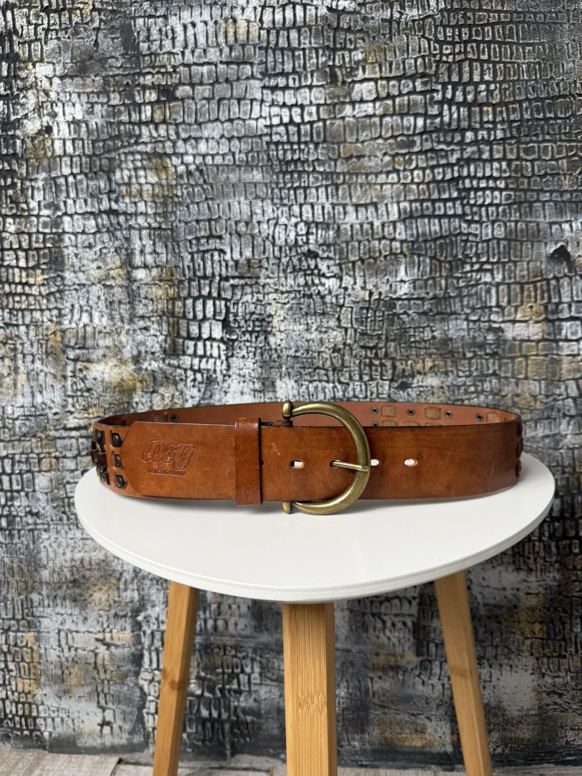Dolce & Gabbana Vintage Dolce & Gabbana Leather Belt Size ONE SIZE - 1 Thumbnail