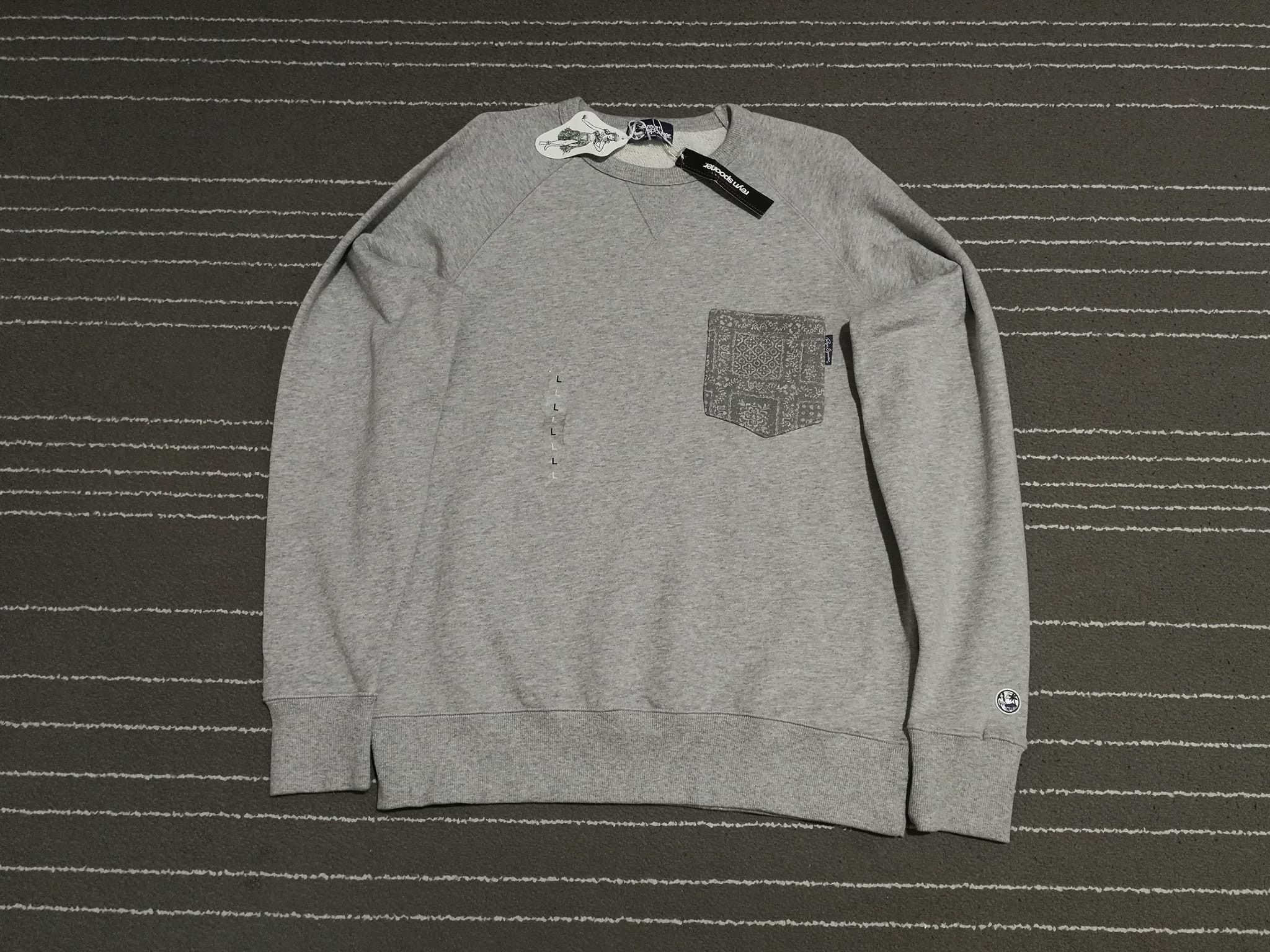 Reyn Spooner reyn spooner Grey sweatshirt M 1795 small defect Size US S / EU 44-46 / 1 - 1 Thumbnail