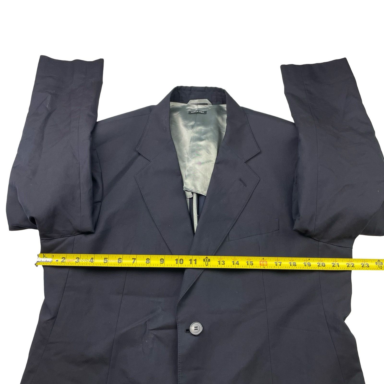 Giorgio Armani Giorgio Armani Black Label Men's Slim Fit 2-Button Blazer Na Size 46R - 9 Thumbnail