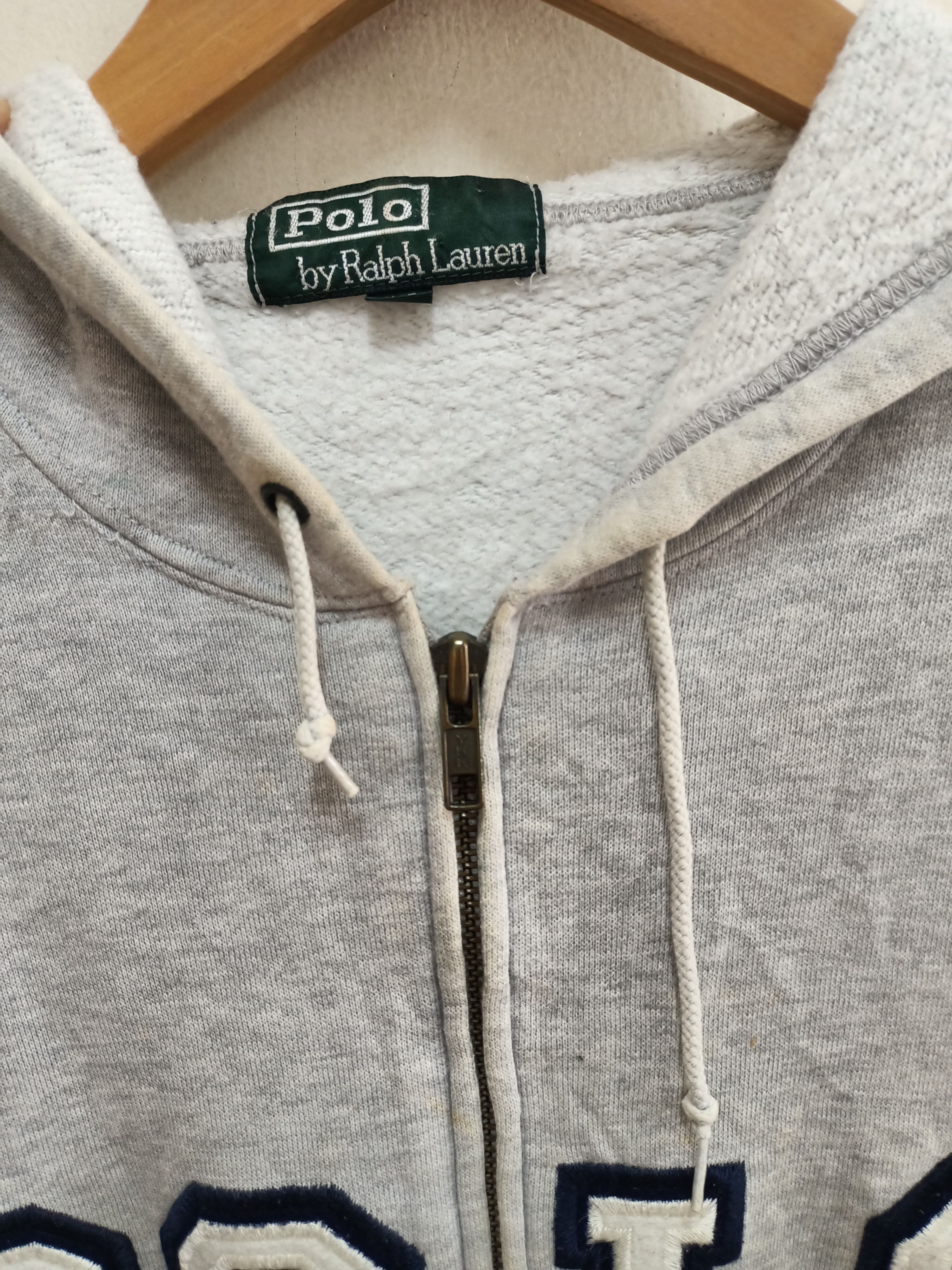 Polo Ralph Lauren Vintage Polo Ralph Lauren distress hoodie Size US M / EU 48-50 / 2 - 9 Thumbnail