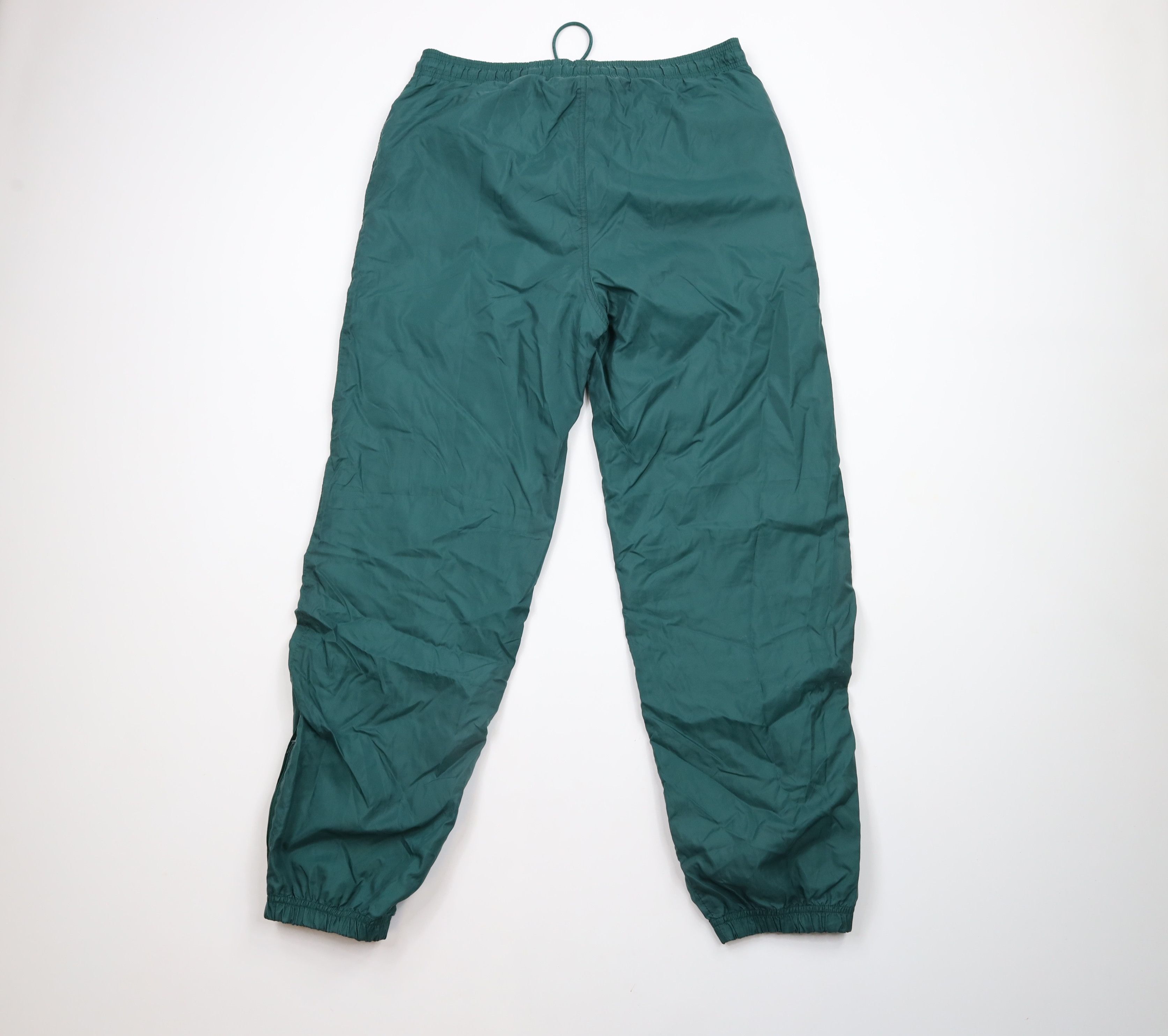 Adidas × Vintage Vintage 90s Adidas Lined Nylon Joggers Jogger Pants Green Size 30 - 10 Thumbnail