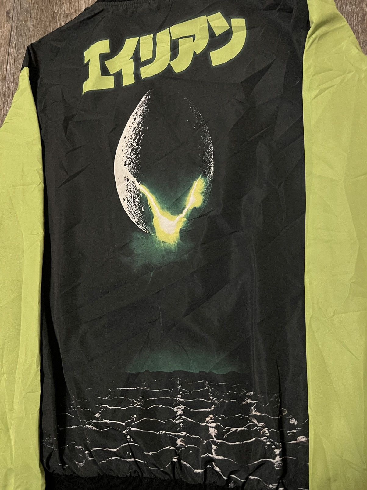 Japanese Brand Weyland Yutani Alien Movie Promo Bomber Jacket 22.5x26 Size US S / EU 44-46 / 1 - 2 Thumbnail