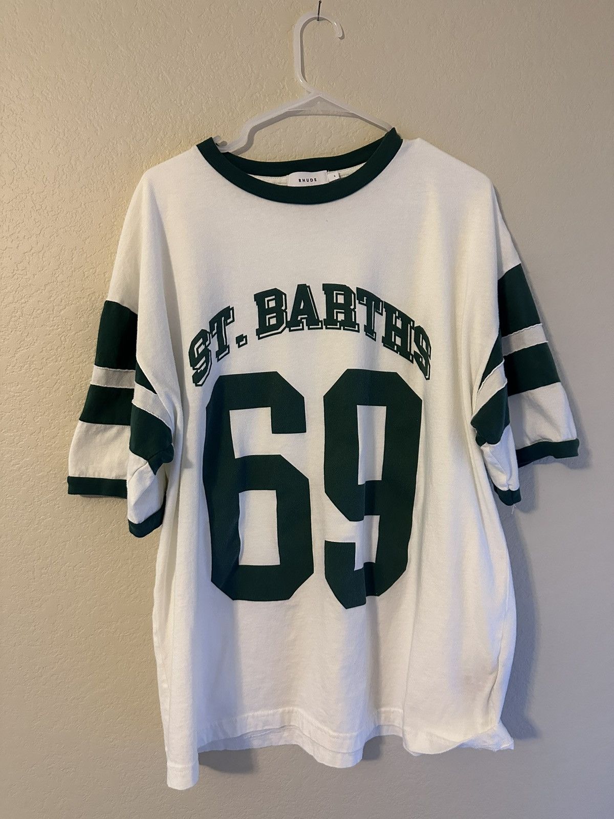 Rhude Rhude St Barthes Logo Tee Size US L / EU 52-54 / 3 - 4 Thumbnail