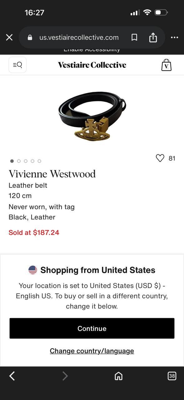 Vivienne Westwood Vivienne Westwood big gold orb belt Size ONE SIZE - 5 Thumbnail