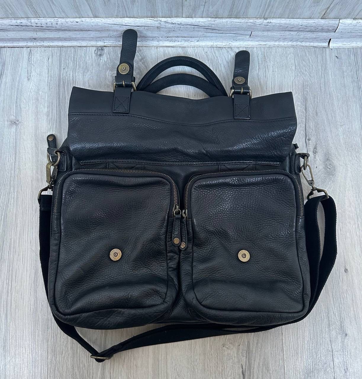 Leather Ted Baker 100% Genuine Leather Satchel Crossbody Work Bag Size ONE SIZE - 4 Thumbnail