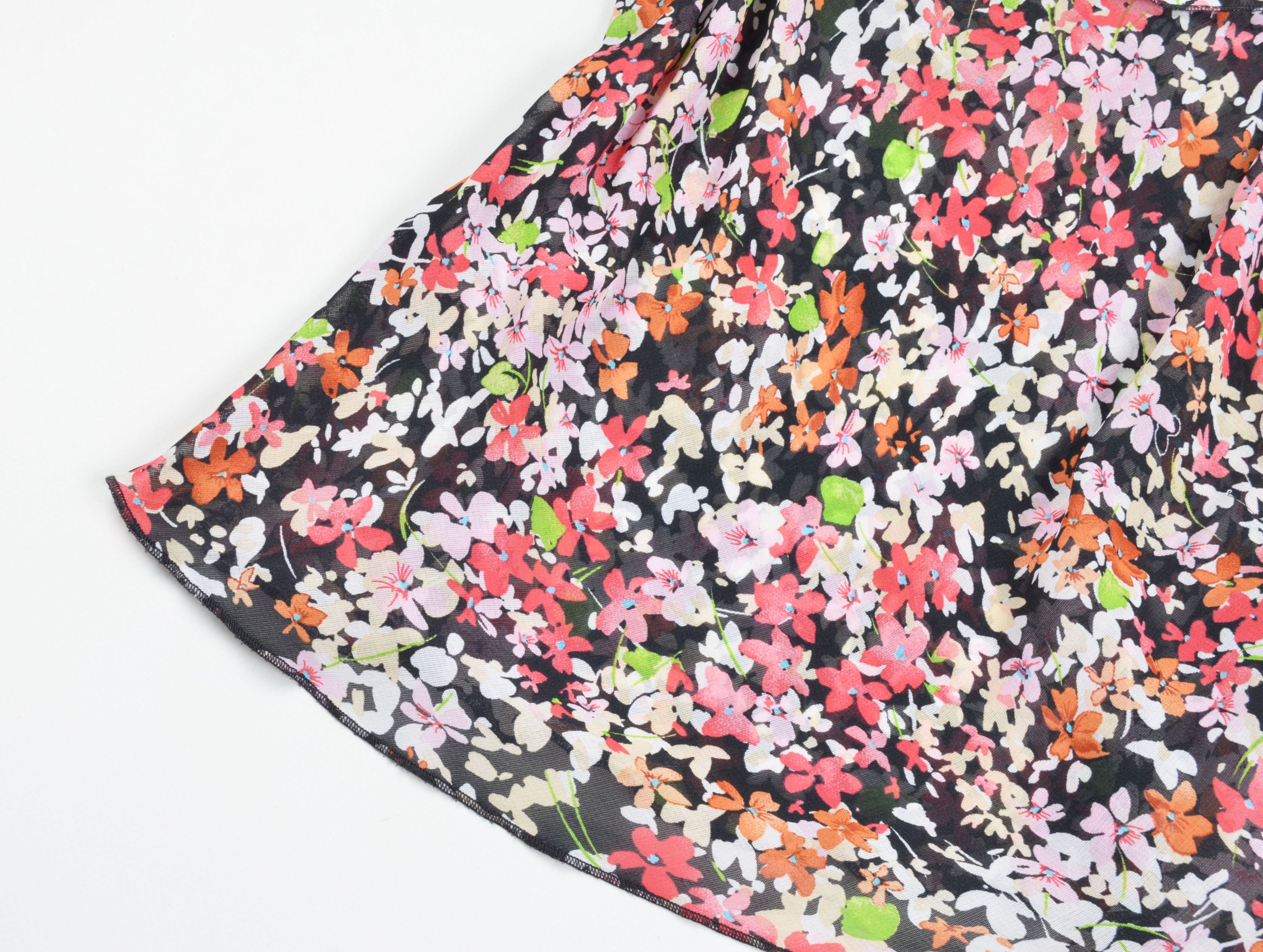 Vintage Vintage Per Una Y2K Floral Ruffle Mesh Cami Top Size S / US 4 / IT 40 - 7 Thumbnail