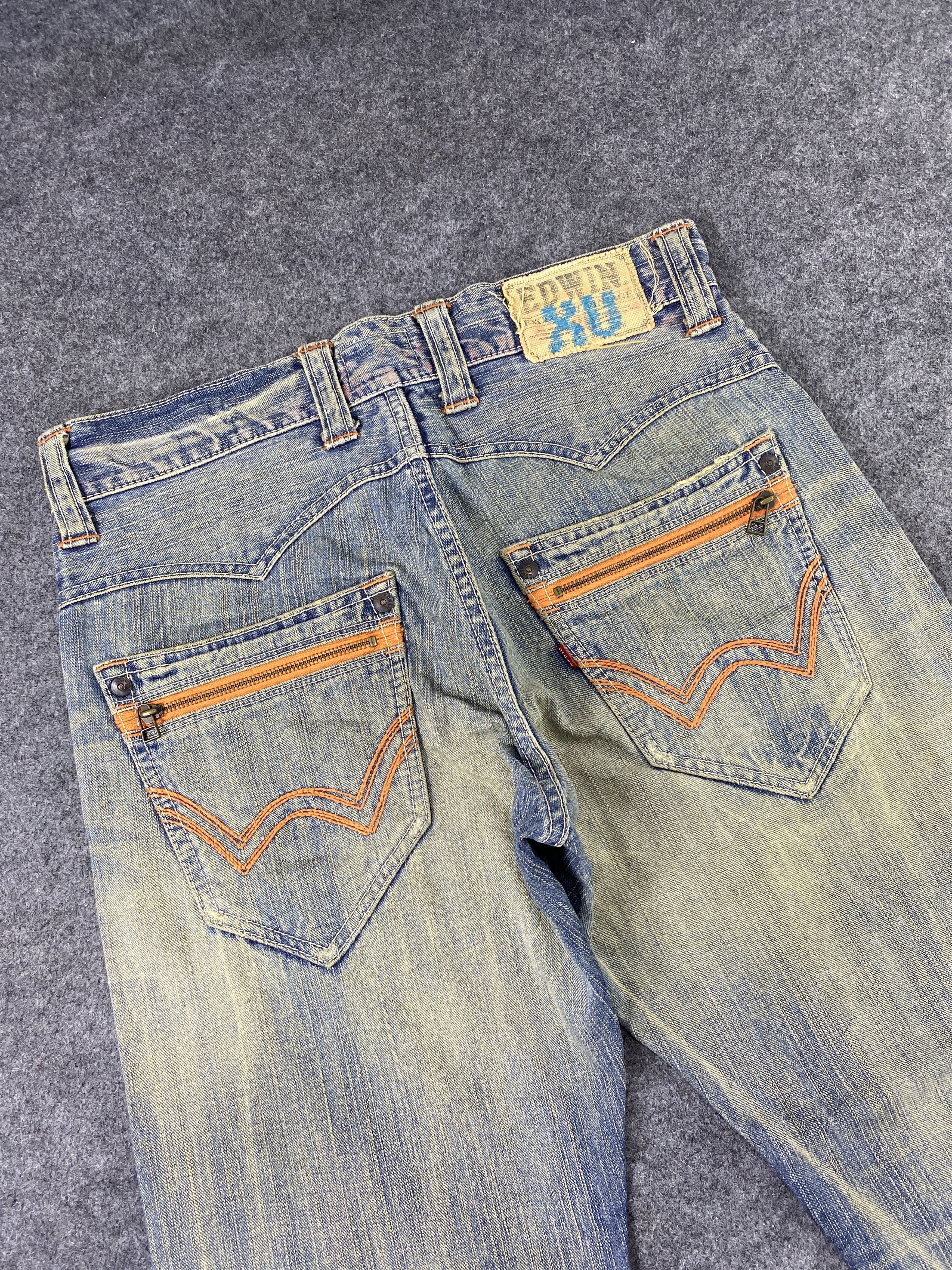 Edwin Edwin XV Blue Wash Denim - J977 Size US 34 / EU 50 - 6 Thumbnail