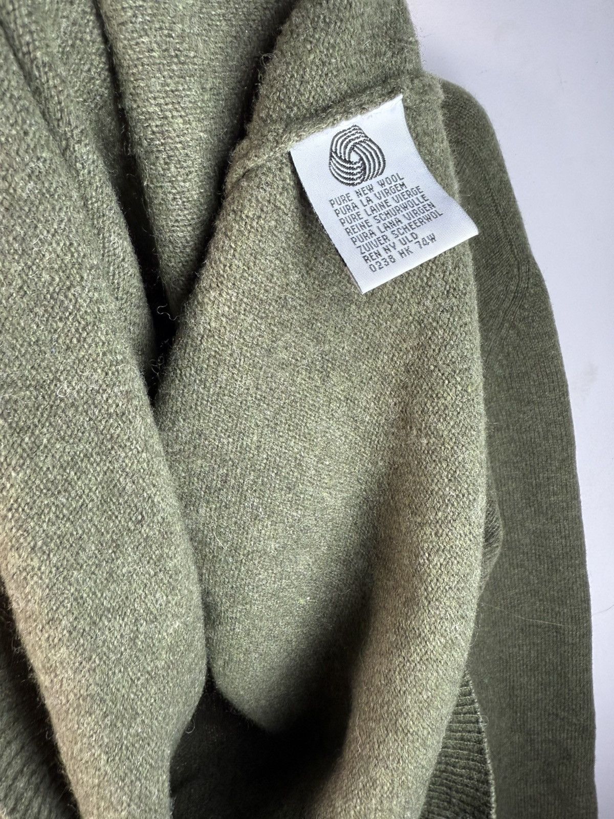 Yves Saint Laurent 90s Wool YSL Sweater Green Soft knitted YSL Sweatshirt Size US XL / EU 56 / 4 - 8 Thumbnail