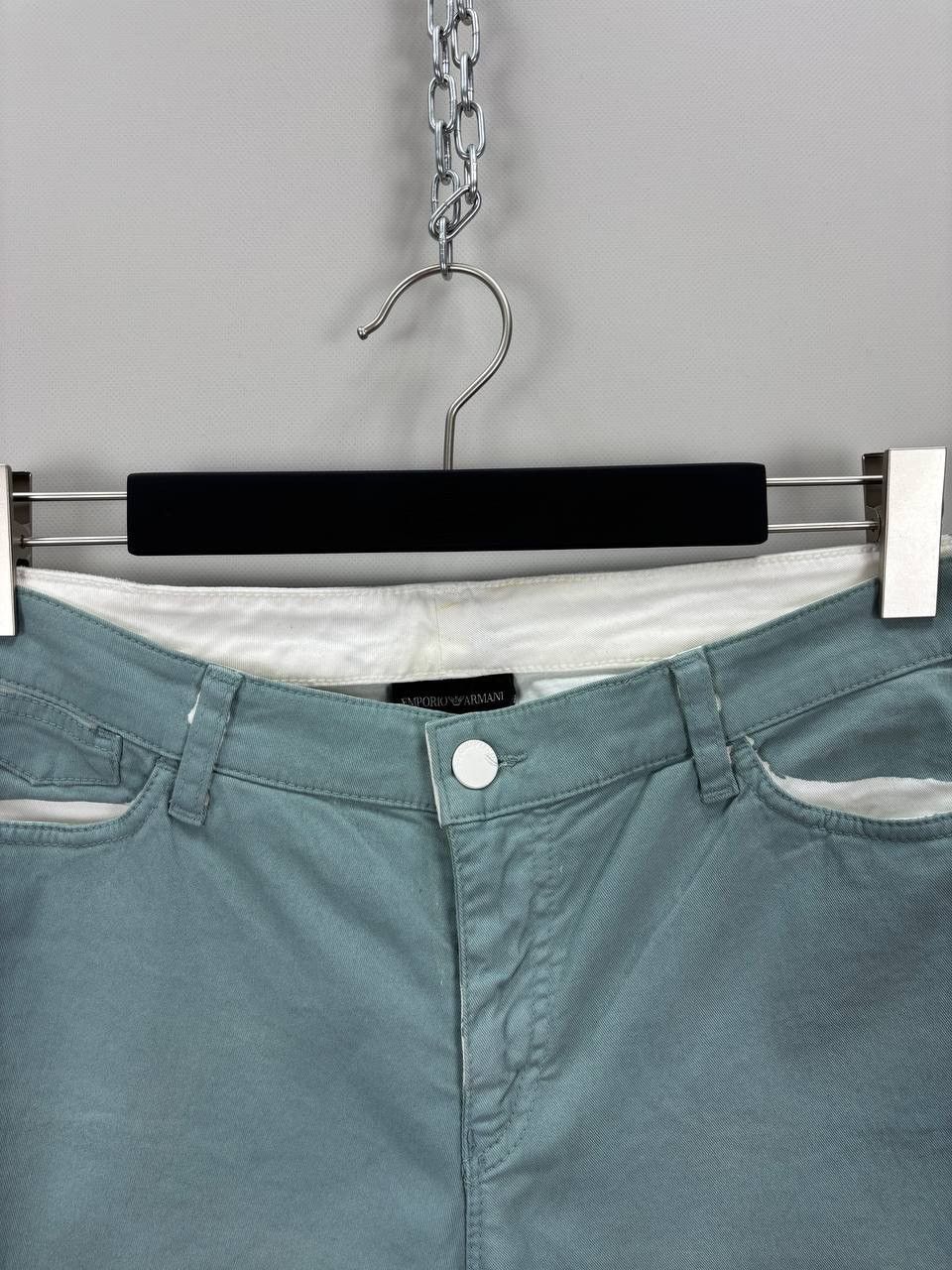 Armani × Emporio Armani Womens jeans Emporio Armani Size 29 Color Turquoise Size 26" / US 2 / IT 38 - 4 Thumbnail