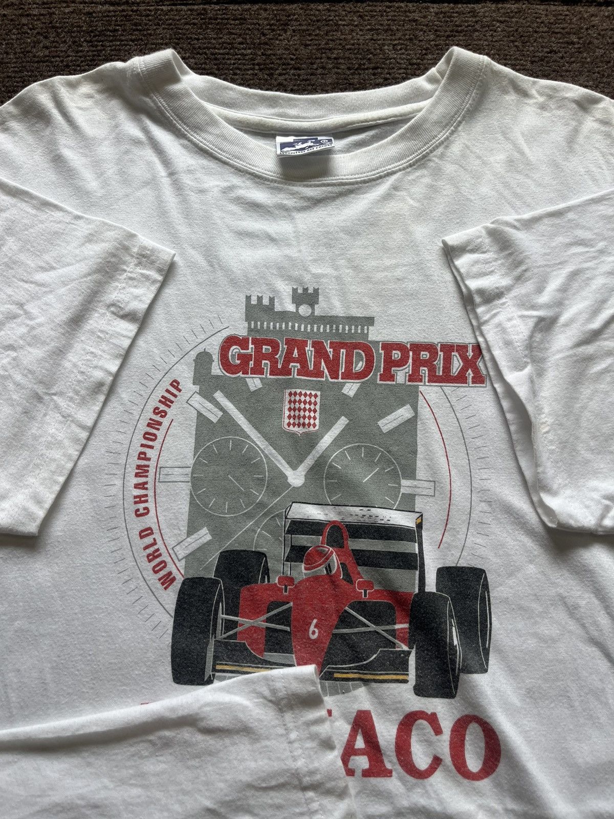 Formula 1 Vintage GRAND PRIX World Championship MONACO 00’s Tshirt Size US XL / EU 56 / 4 - 6 Thumbnail