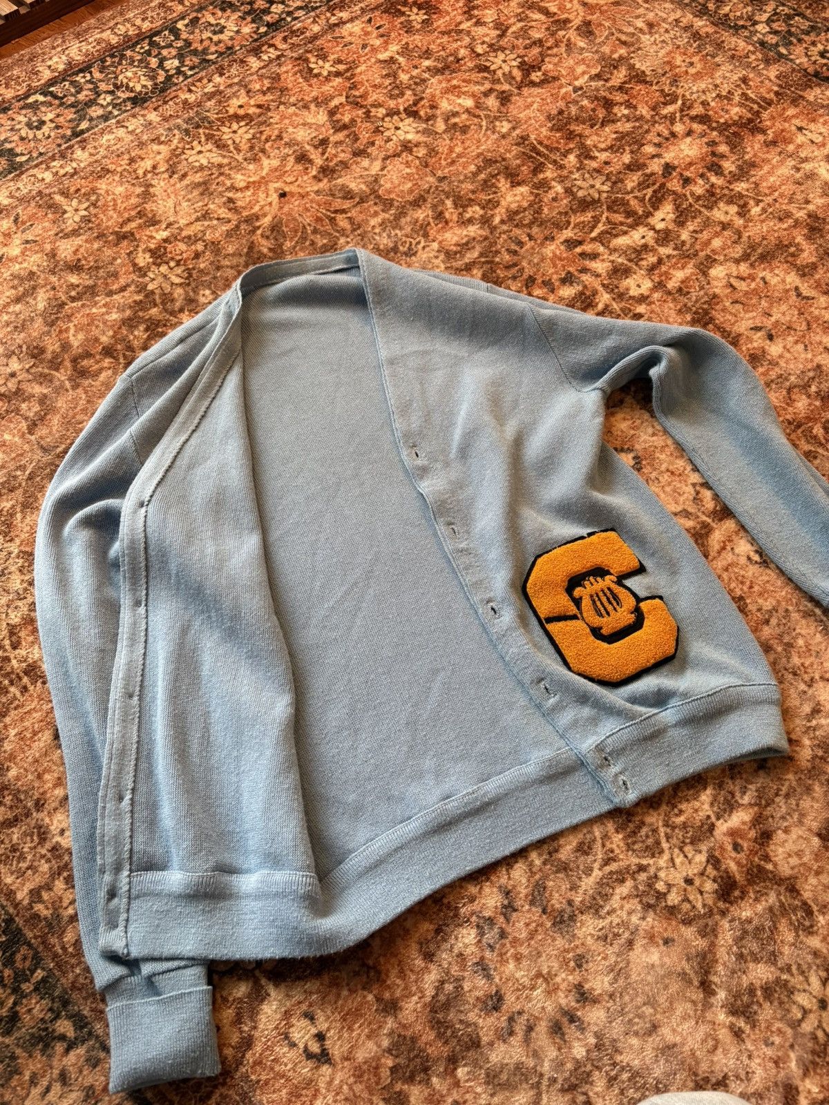 Vintage 60s Varsity Cardigan Size US S / EU 44-46 / 1 - 4 Thumbnail
