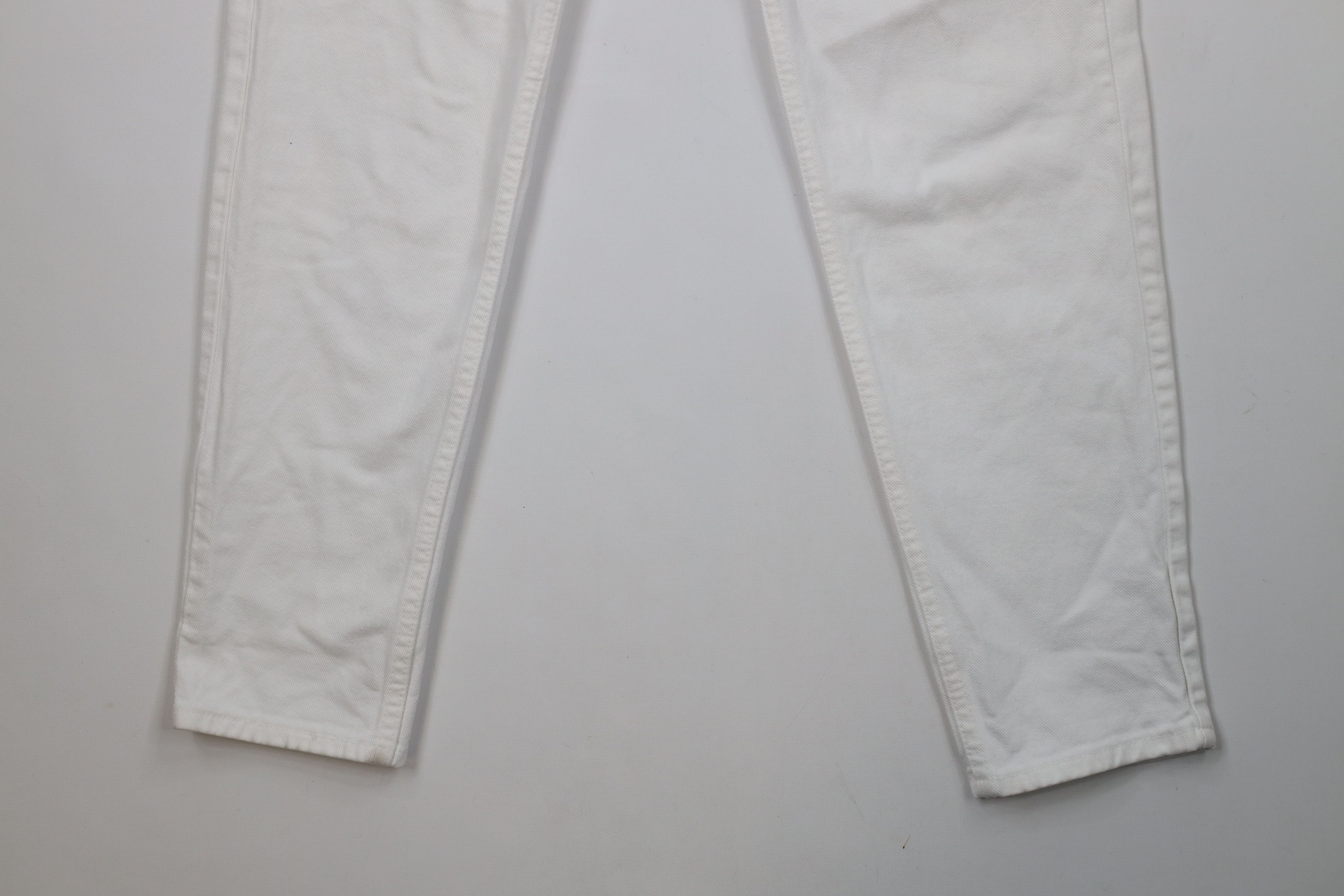 Levi's × Vintage Vintage 90s Levis 550 Fit Tapered Leg Denim Jeans White USA Size 28" / US 6 / IT 42 - 4 Thumbnail