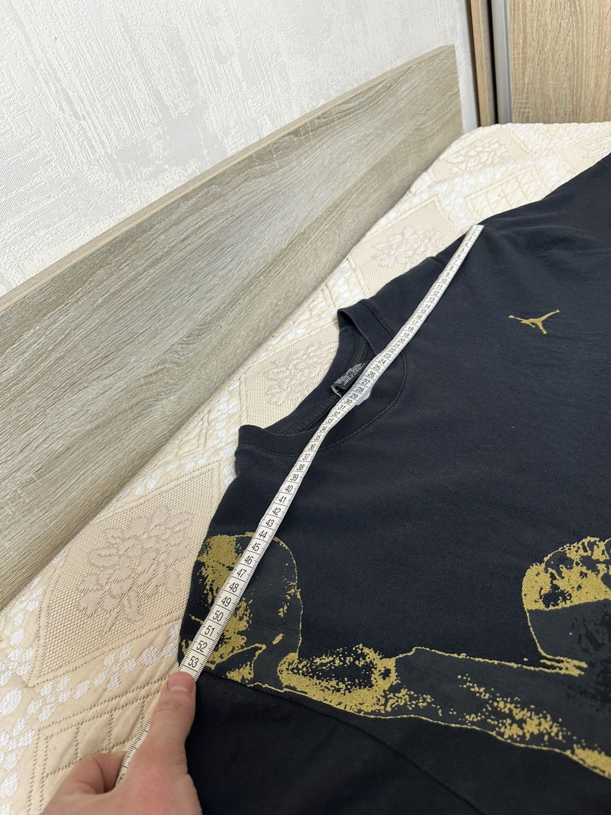 Jordan Brand 🔥 90s Vintage Nike Air Jordan Big Logo T Shirt NBA Size US XL / EU 56 / 4 - 12 Thumbnail